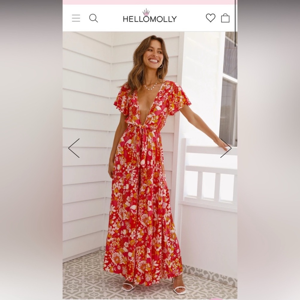 Hello Molly Floral Maxi Jumpsuit